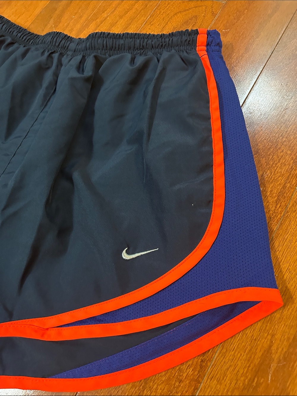 Nike Navy & Orange Running Shorts - Picture 3 of 6